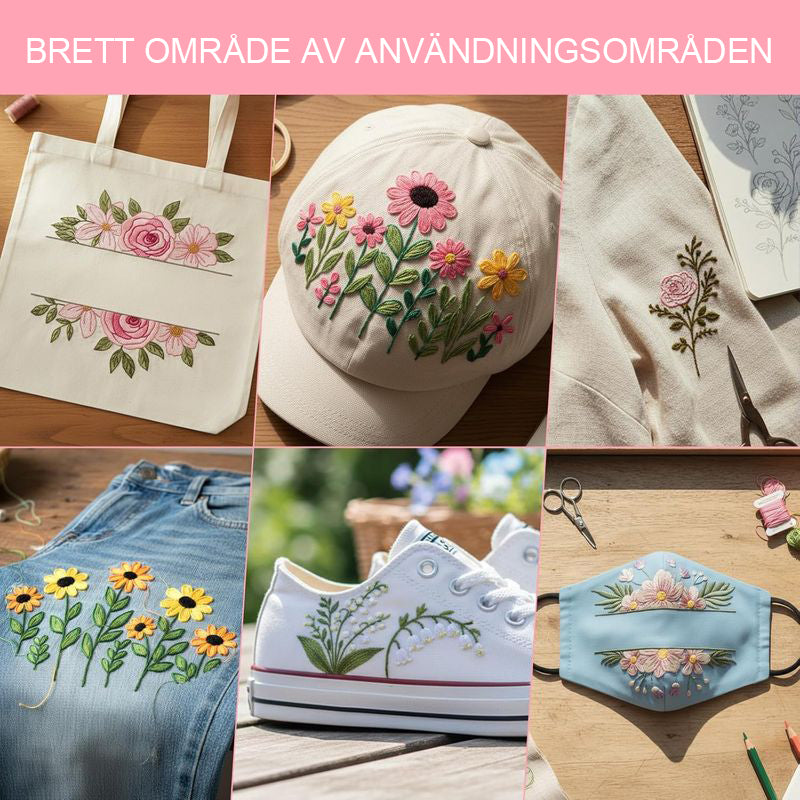 Vattenlösliga broderimallar