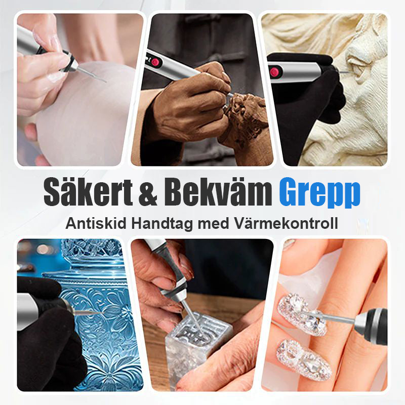 32 PCS Multifunktionell elektrisk gravyrpenna Ki