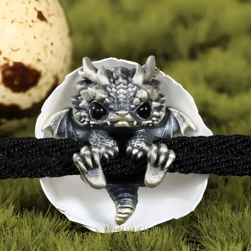 🐲🎁Söt Silver Dragon Armband