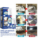 Skummande rengöringsmedel för tunga oljefläckar