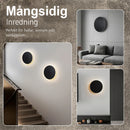 Moderna runda LED-vägglampor