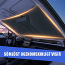 Fällbart solskydd för vindrutan