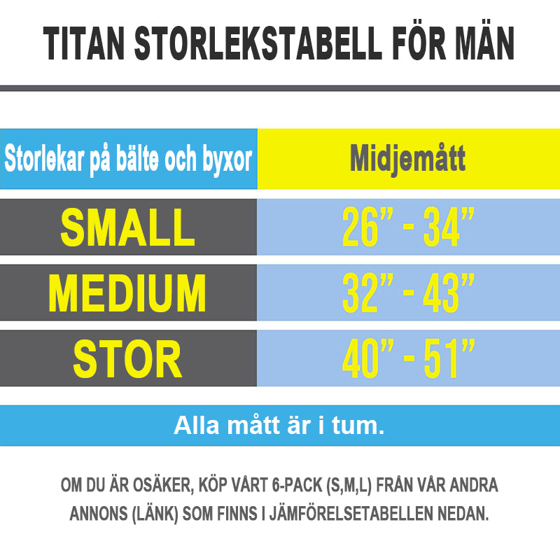 🔥 Inget spännbälte