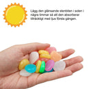 Trädgårdsdekoration - Glödande sten i blandade färger