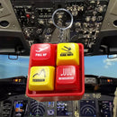 Larmhänge nyckelring