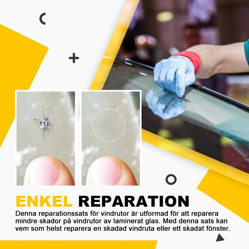 Reparationssats för glas