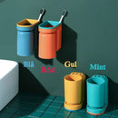 Tandborsthållare med mögelskydd (med mugg)