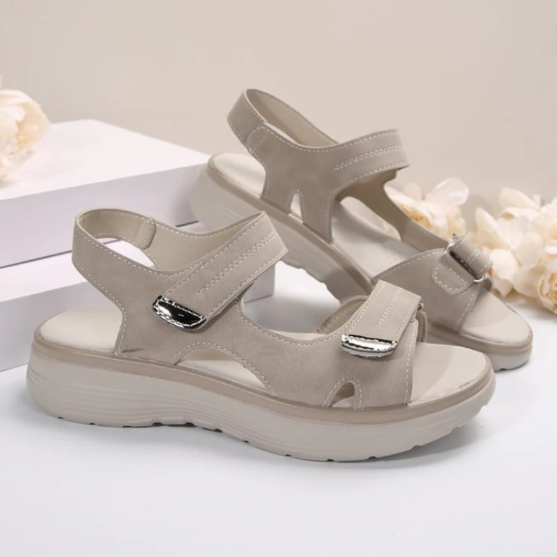 Damkil sandaler med kardborreband