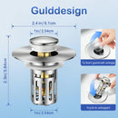 2-i-1 popup-handfatstopp för badrum