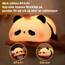 Söta panda nattlampor, sovrumsdekoration