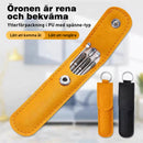 Innovativt fjäderbelastat öronvax rengöringsverktyg