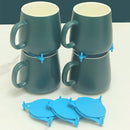 Justerbar och stapelbar mugghållare