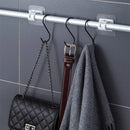 Spikfria justerbara gardinstång klibbig krok (1 set om 2)