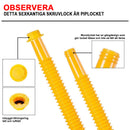 Ersättningsgaspip med flexibelt munstycke