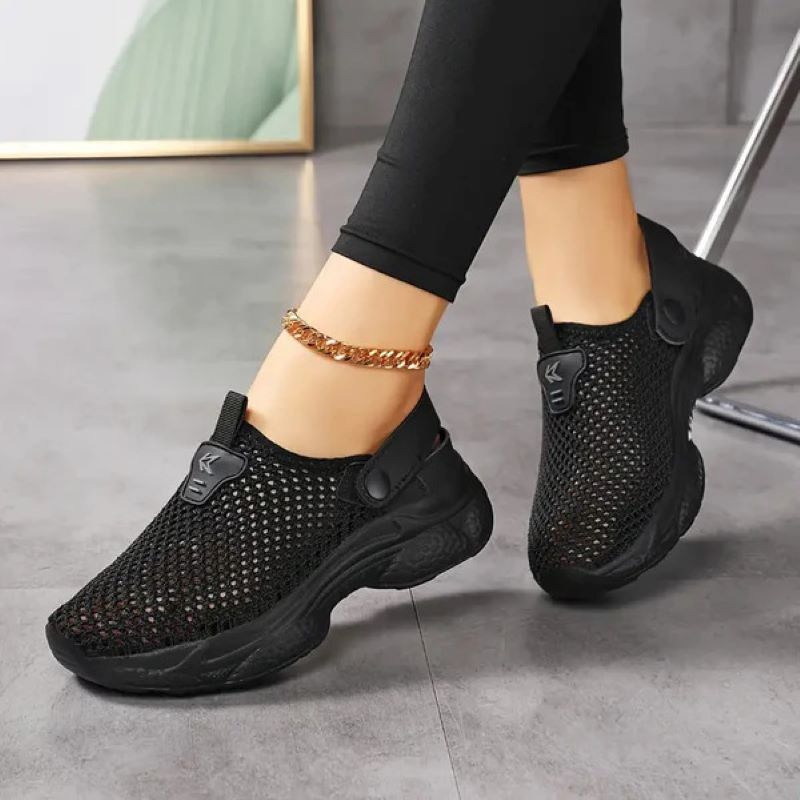 🌬️Damsneakers i andningsbar mesh | Vardagskläder och promenader👟