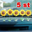 Blomsterdekorationer i bilen