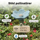 Vattentråg i harts för fjärilar och bin: färgglad vattenstation för pollinatörer