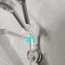 Justerbart fäste för sugkopp duschhuvud