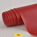 Självhäftande reparationslapp i soffläder