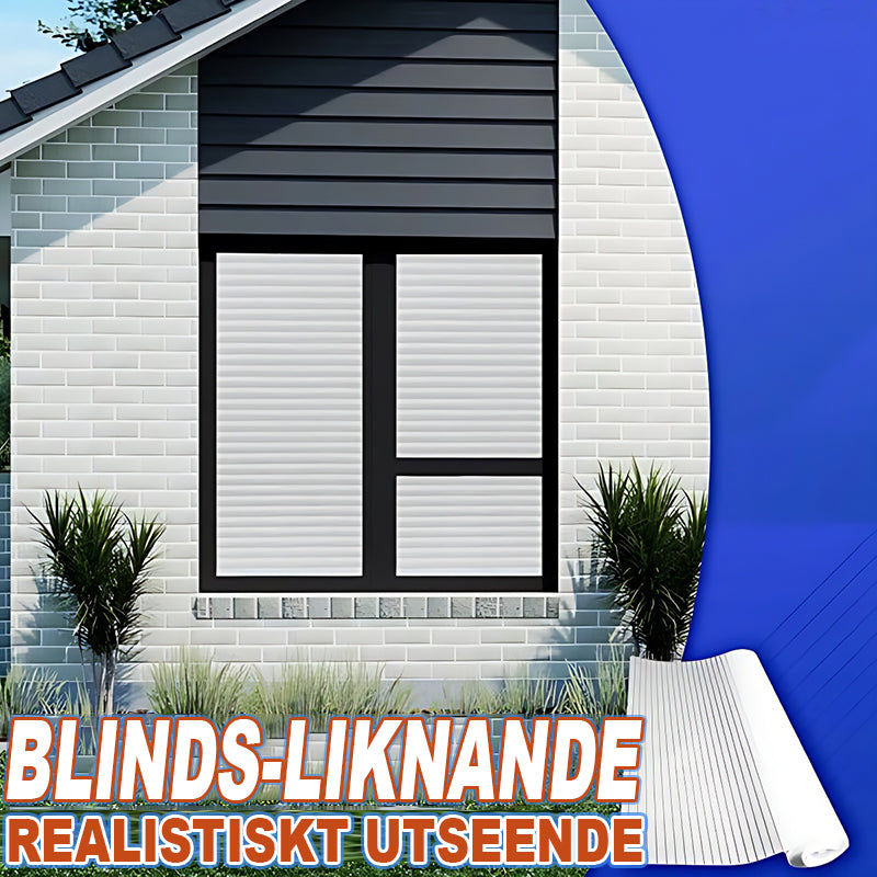 Envägs faux blind sekretessfönsterskydd