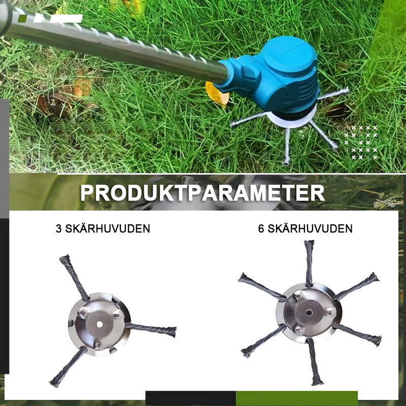 Grästrimmerhuvud av ståltråd