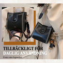 👜Vintage modeväska med justerbar bred axelrem