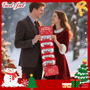 Vikbart rött kuvert