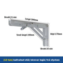 Triangelfäste väggställ（2 st）