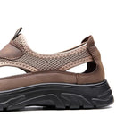 Lätta sandaler med flexibla sulor, i öppen stickad mesh