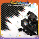 Rolig regnbågsgradient färgpenna