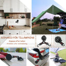 Kraftig vakuumsugkopp med krok