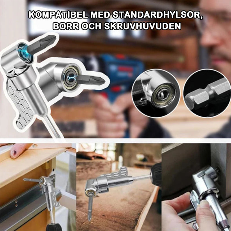 105° vinkelskruvmejseladapter Bits Hörnskärare