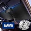 Fällbart solskydd för vindrutan