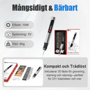 32 PCS Multifunktionell elektrisk gravyrpenna Ki