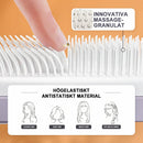 Självrengörande infällbar antistatisk massagekam