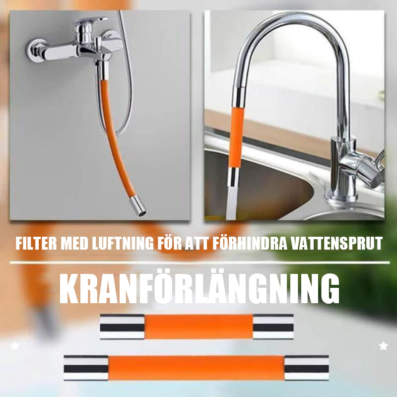 Flexibel vattenkranförlängare för hushållet