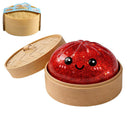 Glittrig "Dumpling" Mystery Squishy (Slumpmässig färg)