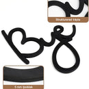 Trä vägghängande skylt dekoration