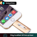 ⚡3-i-1-minne, bärbart höghastighets-USB 3.0-minne, OTG-minne med gratis typ-C-adapter för Android-telefoner/PC och fler enheter