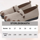 Platt, mjuk sula för kvinnor, Slip-on Casual Shoes