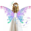 Lysande elektriska älvvingar