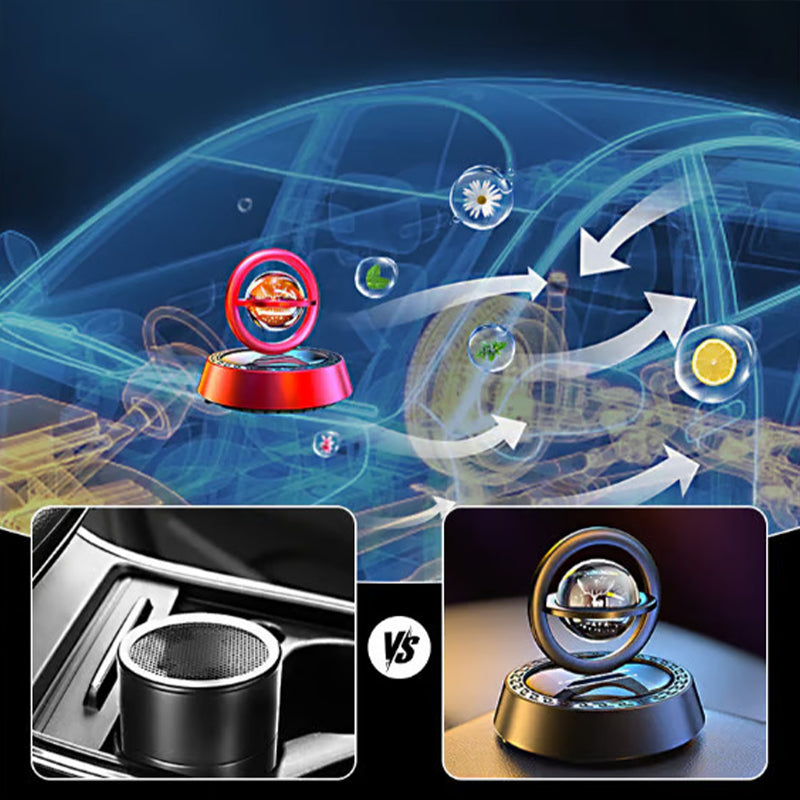 Maglev-boll soldriven roterande aromdiffusor
