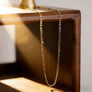 Elegant 2-delat smyckesset i 18K guld – Armband och halsband för män och kvinnor