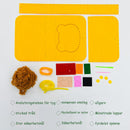 Förälder-barn handgjord tecknad non-woven myntväska budväska