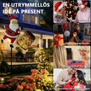 🎅 Solcellsdriven vattenkokarlampa med jultomtenmotiv