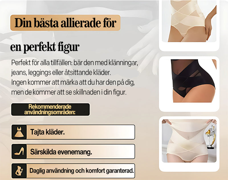 FÖRÄND DIN FORM: Crosscross kompressionsgördel som definierar din stil