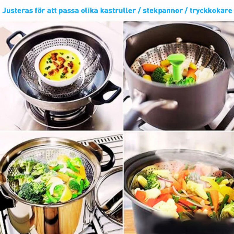 Rostfri Steamer Basket Viking