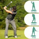 Teleskopisk klubba, infällbar golfsvingträningshjälpmedel