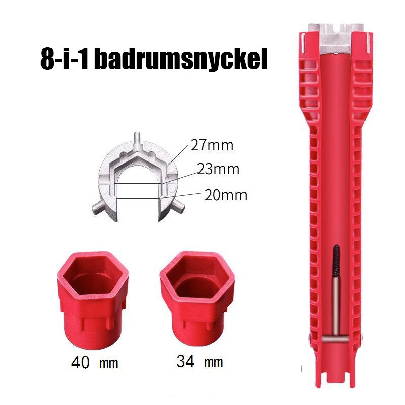 8-i-1 diskbänksnyckel!