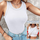 ✨Ribbstickat linne för kvinnor med hyllbehå